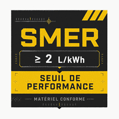 SMER ≥ 2 L/kWh — seuil de performance officiel